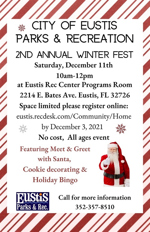 2nd Annual Winter Fest Showing Santa