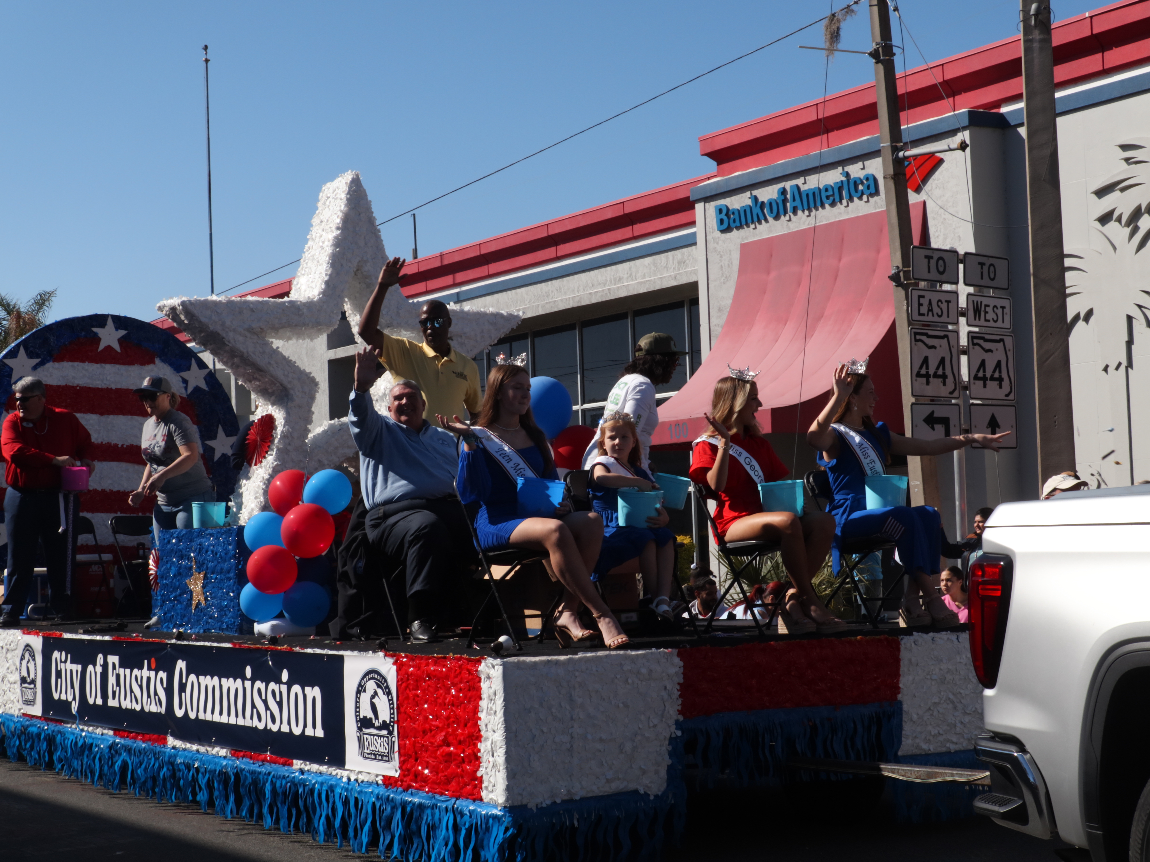 City Commission float for the 122nd Georgefest Parade 2024