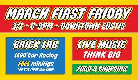 March First Friday will be on Mar. 1st, 2024, Brick Lab and Live Music