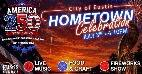The Hometown Celebration will be on Friday, July 3 in Ferran Park from 4 - 10 p.m.