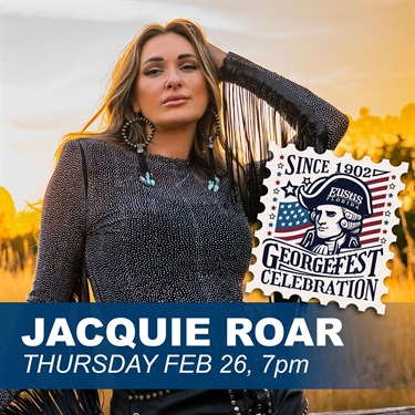 Jacquie Roar will perform on Thursday, Feb. 26 at 7 p.m. in Ferran Park.
