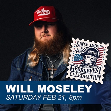 Will Moseley will perform during Georgefest on Saturday, Feb. 21 at 8 p.m.