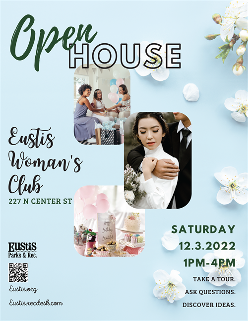 Woman's Club Open house flyer.png