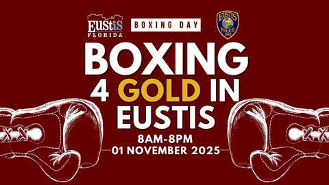 Boxing 4 Gold will be on Saturday, Nov. 1 from 8 a.m. - 8 p.m. at Eustis High School