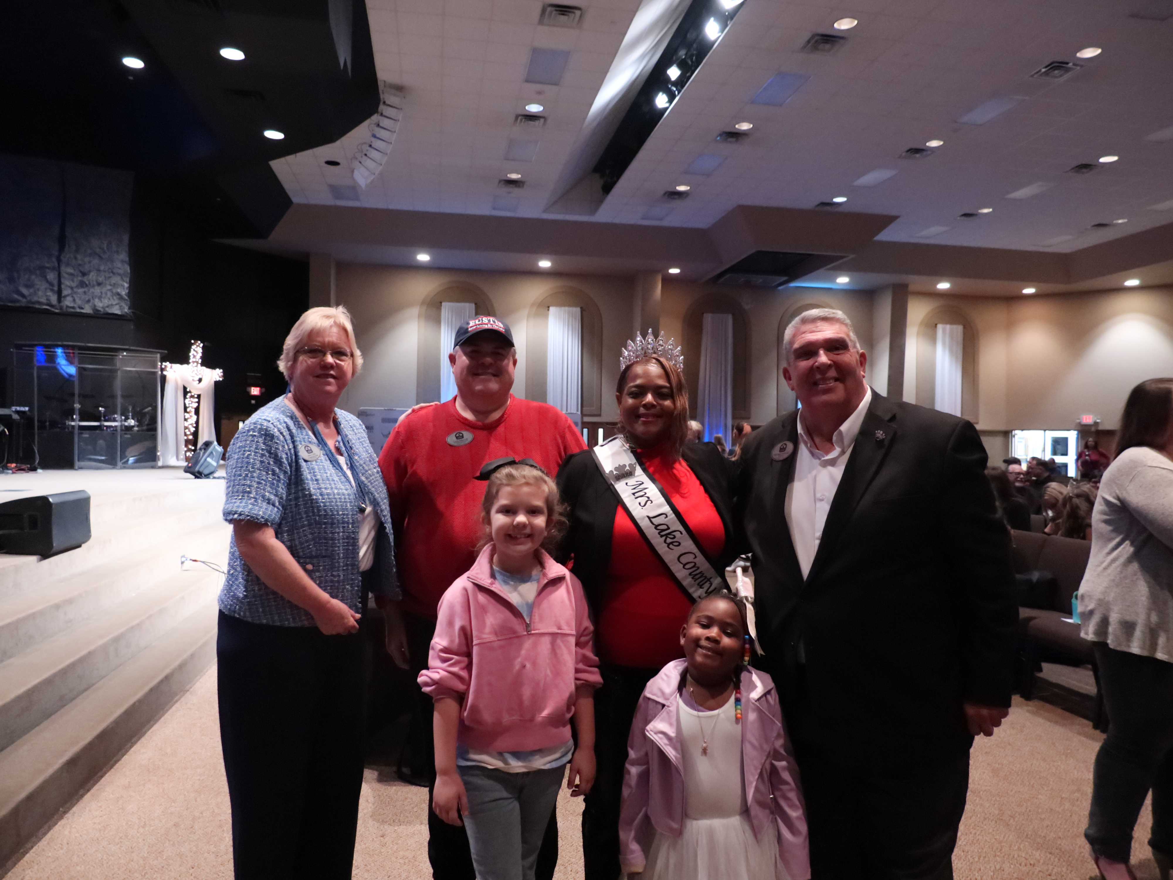 Commissioners and Family attending Miss Georgefest