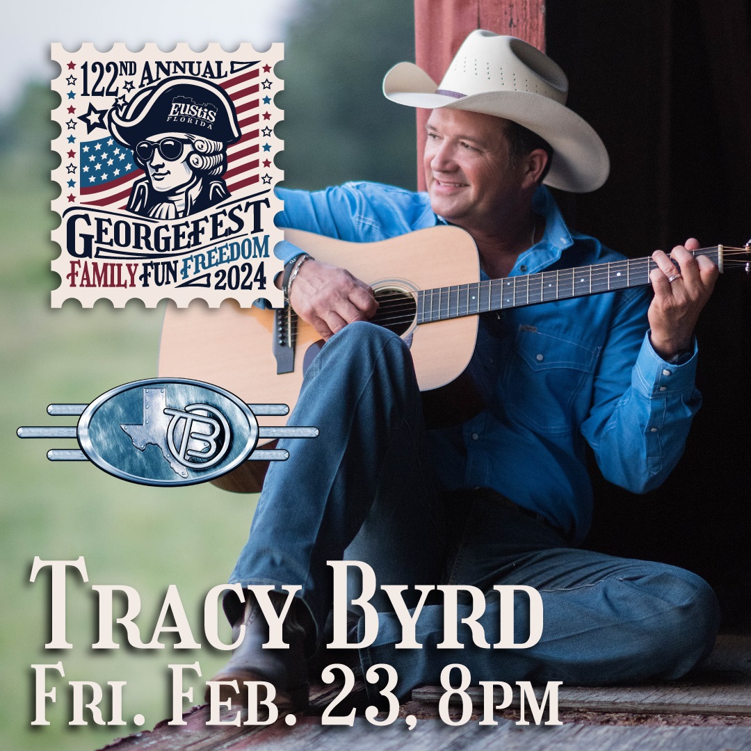 Social Media graphic for Tracy Byrd concert