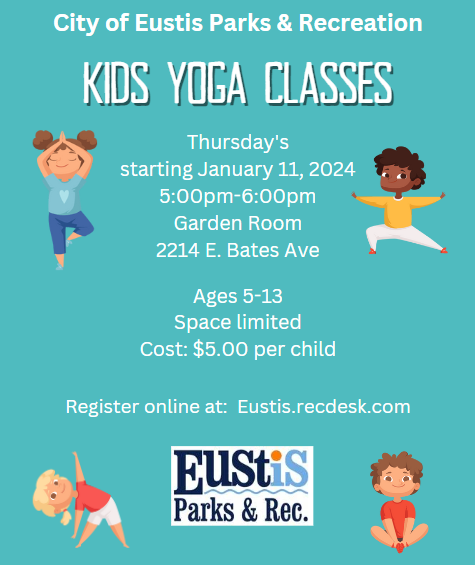 Kids Yoga Classes Updated Schedule 