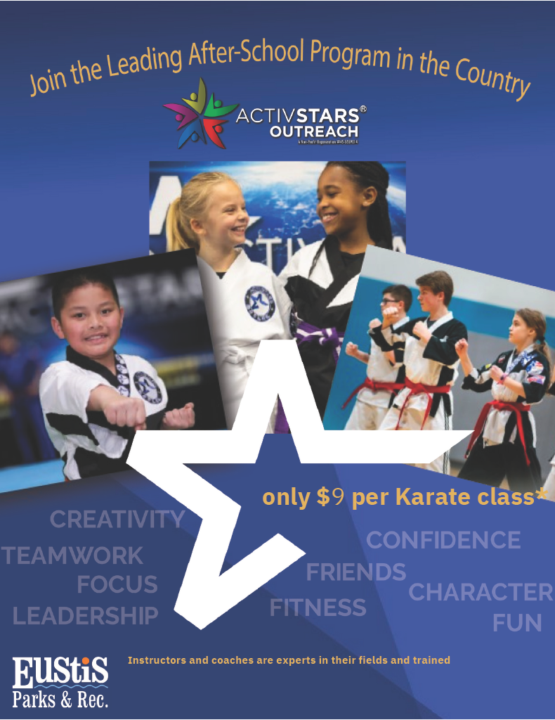 Flyer describing childrens martial parts after school program